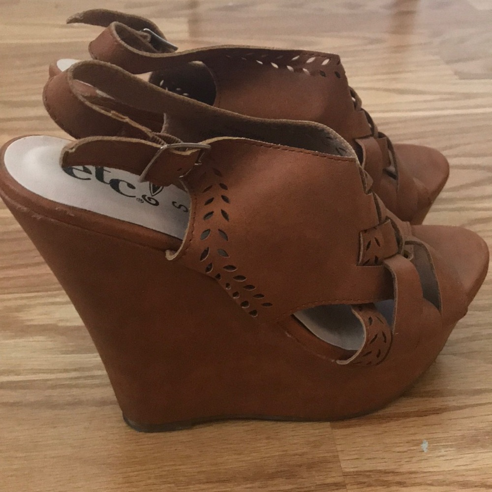 High Heel Wedge Sandals